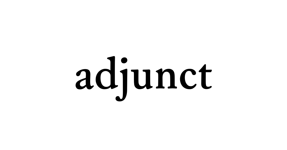 Adjunct Flowery Dictionary