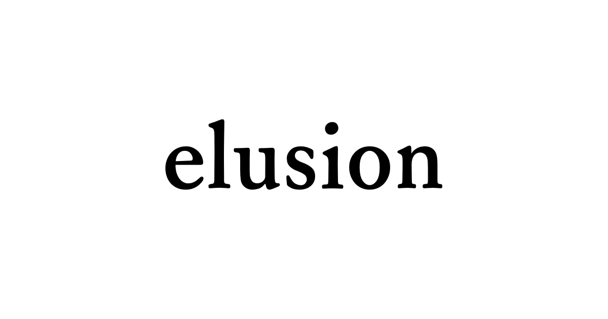 Eluison elusion • Flowery Dictionary