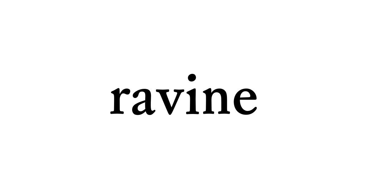 ravine • Flowery Dictionary